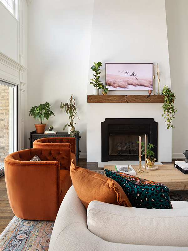 remodeled living room