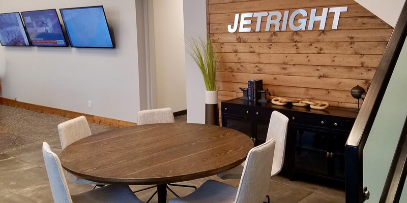 interior of jet right